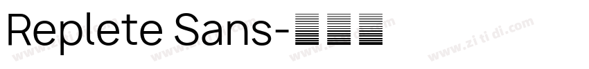 Replete Sans字体转换